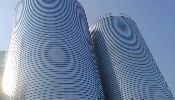 马村2座混凝土高架卷板仓