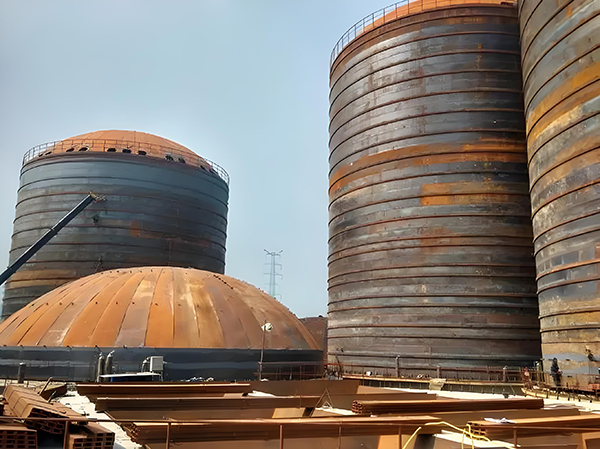 马村焦粉钢板仓